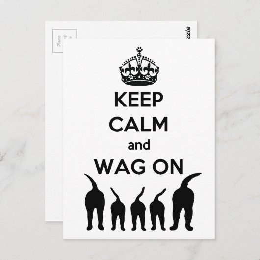 落ち保着いて～を楽しむ ポストカード (正面/裏面)