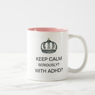 「落ち保着いて、本当に、ADHDで?」 ツートーンCOFF ツートーンマグカップ