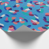 落ち星ブルー ラッピングペーパー (角)