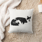 落ち着いたひげ クッション (ブランケット)