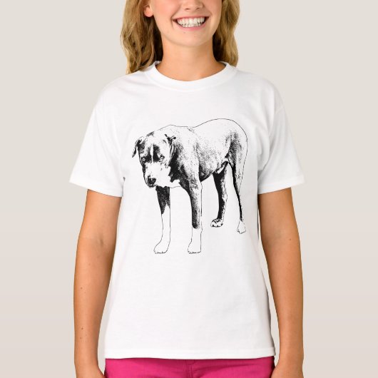 落ち着いたまなざし、街に溶け込むシンプルさ Tシャツ (正面)