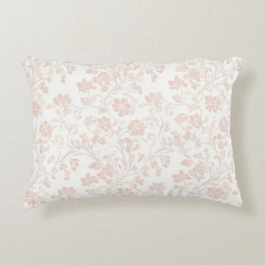 落ち着いたアプリコットトレンディー色の丸い枕 アクセントクッション (正面)