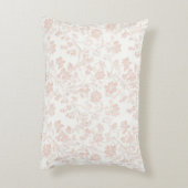 落ち着いたアプリコットトレンディー色の丸い枕 アクセントクッション (裏面(縦))