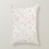 落ち着いたアプリコットトレンディー色の丸い枕 アクセントクッション (正面(垂直))