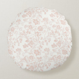 落ち着いたアプリコットトレンディー色の丸い枕 ラウンドクッション