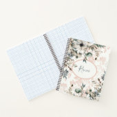 落ち着いたアプリコットトレンディー色 ノートブック (内部)