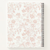 落ち着いたアプリコットトレンディー色 ノートブック (裏面)