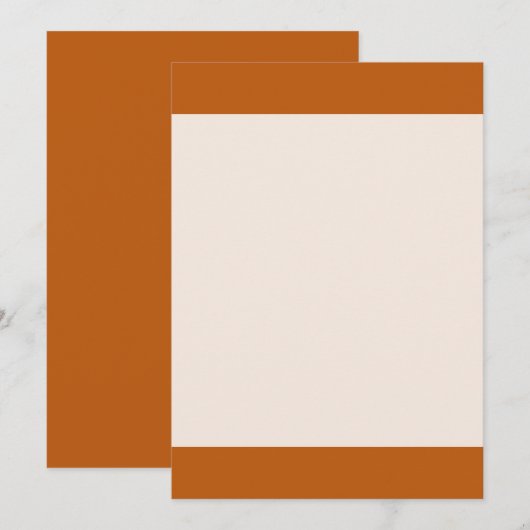 落ち着いたオレンジ色 (正面/裏面)