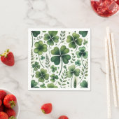 落ち着いたクローバー スタンダードカクテルナプキン (インサイチュ)