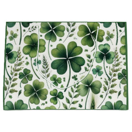 落ち着いたクローバー ラージペーパーバッグ