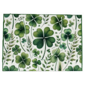 落ち着いたクローバー ラージペーパーバッグ (裏面)