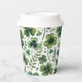 落ち着いたクローバー 紙コップ (正面)