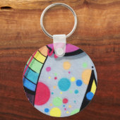 落ち着いたグラフィティ キーホルダー (正面)