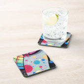 落ち着いたグラフィティ コースター (右側)