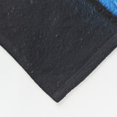 落ち着いたグラフィティ フリースブランケット (角)