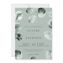 落ち着いたグリーンのユーカリモダンウェディング