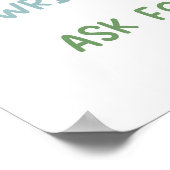 落ち着いたコーナー教室ポスター ポスター (角)