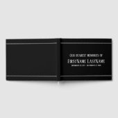 落ち着いたシンプル悔やみや弔慰 ゲストブック (全面)