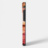 落ち着いたビーチシーンバードシー iPhoneケース (左側面)