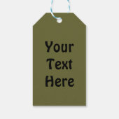 落ち着いたマカビーの盾と槍 ギフトタグ (裏面)