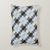 落ち着いたユニーク色のパターン アクセントクッション (正面(垂直))