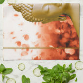 落ち着いた仏の台所タオル キッチンタオル (折り畳み)