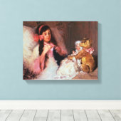 落ち着いた会社 キャンバスプリント (インサイチュ (ウッドフロア))