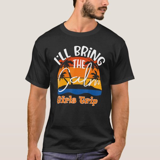 落ち着いた女の子の旅を連れて行く Tシャツ (正面)