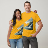 落ち着いた山脈 Tシャツ (ユニセックス)