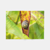 落ち着いた態度 フリースブランケット (正面(横))