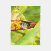 落ち着いた態度 フリースブランケット (正面)