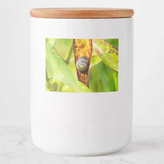 落ち着いた態度 フードラベル (正面)