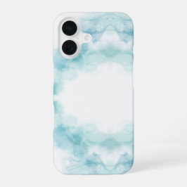 落ち着いた抽象的な水彩画のスマホケース iPhone 16ケース