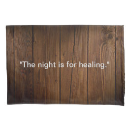 落ち着いた木のテクスチャー枕 枕カバー