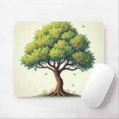 落ち着いた木のマウスパッド マウスパッド (マウス)