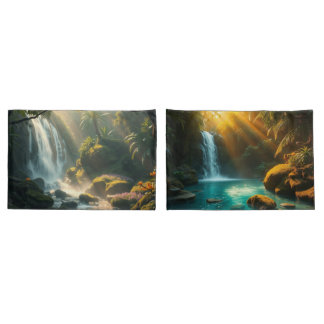 落ち着いた水路を持つ枕 枕カバー