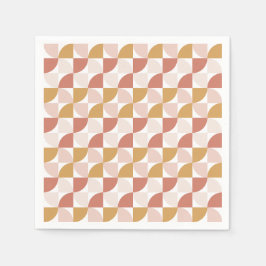 落ち着いた波型ナプキン スタンダードカクテルナプキン