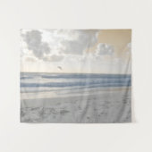 落ち着いた海 タペストリー (正面(横))