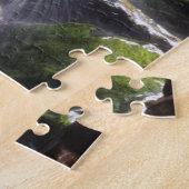 落ち着いた爽やかな滝 – 20x20インチ ジグソーパズル (側面)