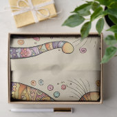 落ち着いた猫のティッシュペーパー 薄葉紙 (ギフト)