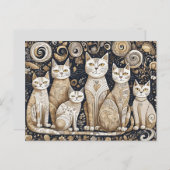 落ち着いた猫はがき ポストカード (正面/裏面)