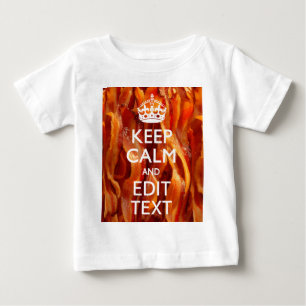 落ち着いた目の詰まる保ベーコンでこれをパーソナライズ ベビーTシャツ