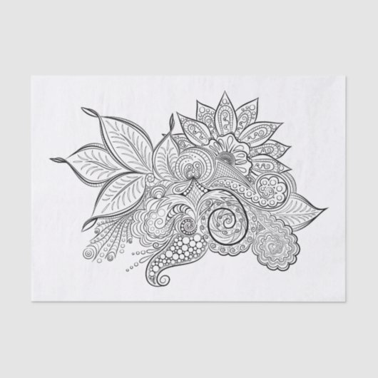 落ち着いた瞬間のティッシュペーパー 薄葉紙 (正面)