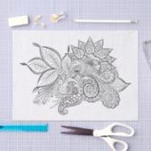 落ち着いた瞬間のティッシュペーパー 薄葉紙 (クラフト)