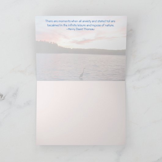 落ち着いた瞬間： カード (内部)