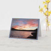 落ち着いた瞬間： カード (黄色い花)