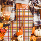 落ち着いた秋のチェック柄 レギンス