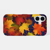 落ち着いた紅葉 iPhone 16ケース (裏面横)