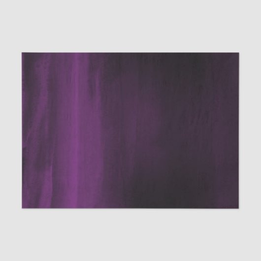 落ち着いた紫のプラム モダンな水彩画 上品でエレガントな 薄葉紙 (正面)
