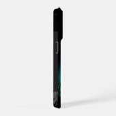 落ち着いた背景のiPhone 15 カー iPhoneケース (右側面)